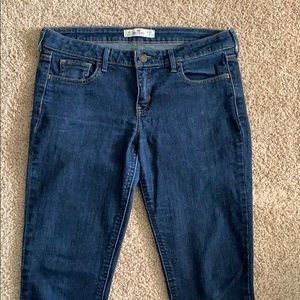 Hollister dark blue skinny jeans
